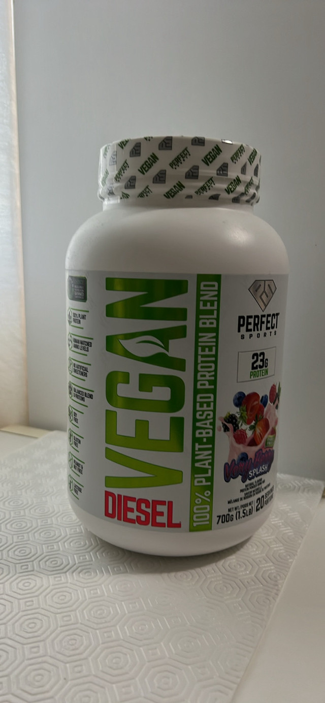 Diesel Vegan Protien, sealed pack in Health & Special Needs in La Ronge - Image 2