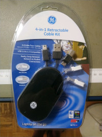 Retractable cable kit