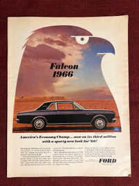 1967 Ford Falcon Futura Original Ad