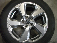 OEM Toyota RAV4 alloy rims mount on Michelin all season tires in