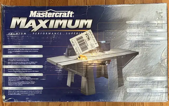 Mastercraft Maximum: Router Table. Brand new. Never used. in Tool Storage & Benches in Mississauga / Peel Region - Image 4