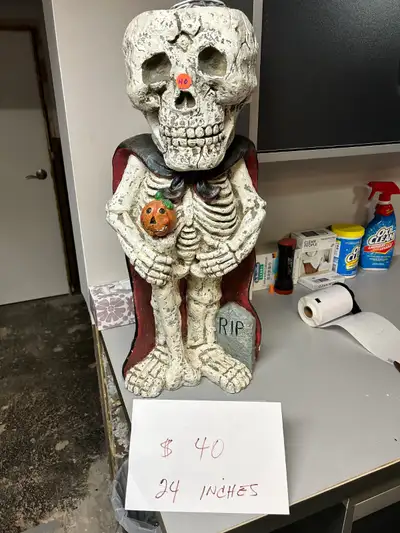 2 foot Skeleton candy bowl