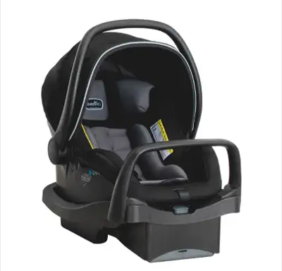Evenflo Litemax 35 (2 car seats) and pivot expandtravel stroller, View more