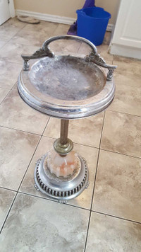 vintage standing ashtray