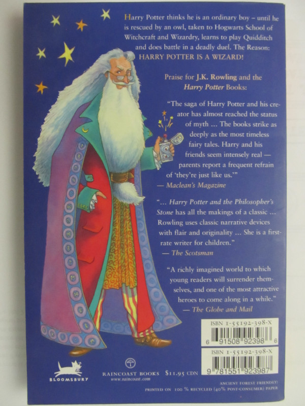 HARRY POTTER AND THE PHILOSOPHER’S STONE – 2000 SC in Children & Young Adult in City of Halifax - Image 4