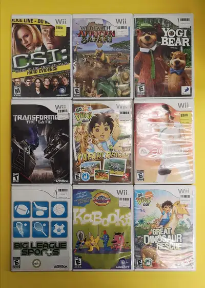 Jeux diversifiés Nintendo WII, View more