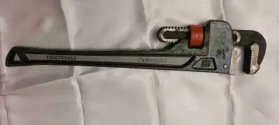 Husky 18in cast iron pipe wrench, View more