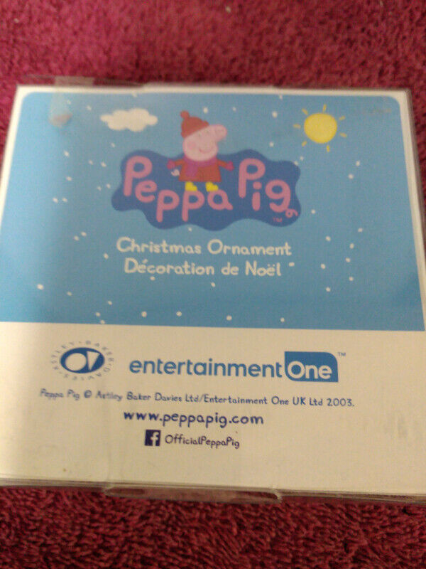Peppa pig xmas ornament in Holiday, Event & Seasonal in Cambridge - Image 3