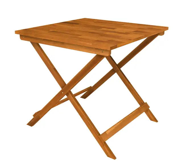 New Sydney Wood Folding Patio Table- (Golden & Espresso) in Other Tables in City of Toronto - Image 5