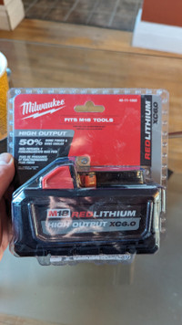 Milwaukee XC 6.0 M18 battery, new in packaging 48-11-1865