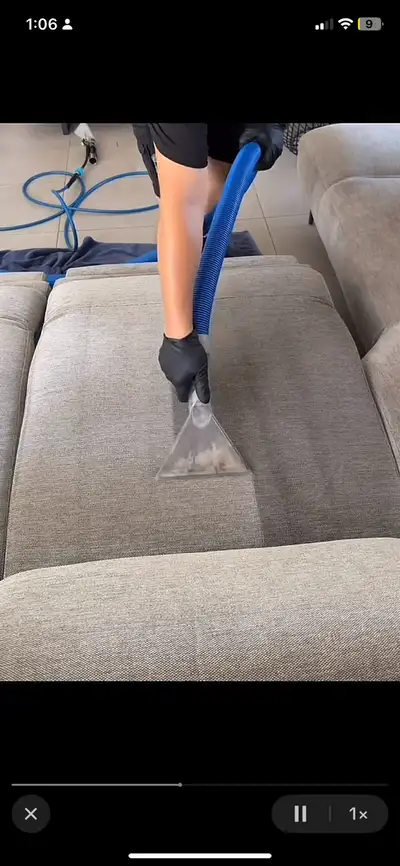 Professional sofa and carpet cleaning, View more