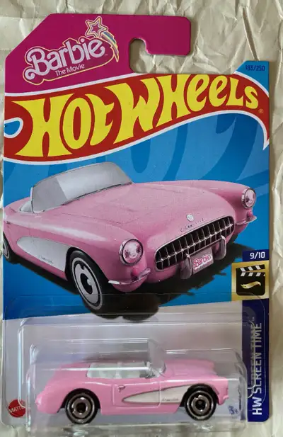 Hot Wheels 1;64 scale Barbie die cast collectibles; '56 Corvette $10 each Dream Camper $5 each Swan...