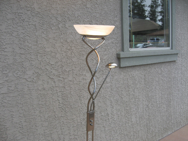 STANDUP CHROME LAMP 73" HIGH in Indoor Lighting & Fans in Kelowna