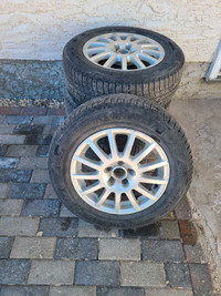 MICHELIN X-ICE 4 TIRES WITH ALLOY 195/65R15
