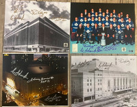 Toronto maple leafs signed 8x10 pictures