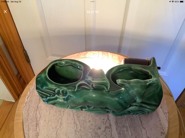 Vintage MCM Phi-Mar Ceramic Deer TV Lamp and Plantar in Home Décor & Accents in Belleville - Image 10