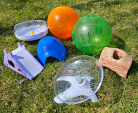 Hamster accessories and toys various