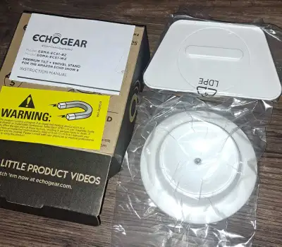 ECHOGEAR Premium Tilt + Swivel Stand (for Amazon Echo 8), View more