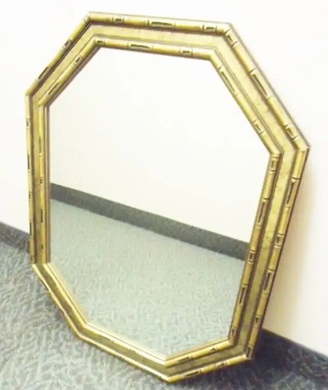 Large Gold Hollywood Regency Octagon Wall Mirror in Home Décor & Accents in City of Toronto - Image 3