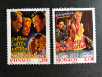 TIMBRES, SÉRIE COMPLÈTE, MONACO 2014, CINÉMA.