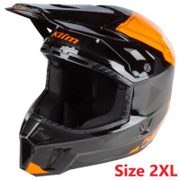 (NEW) KLIM F3 Moto Cross Helmet XCE (2XL) Verge Strike Orange
