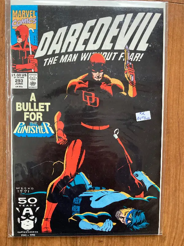 Marvel Comics Daredevil #293, Mint Condition in Comics & Graphic Novels in Trenton - Image 2