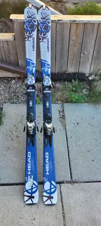 HEAD Peak2 Downhill Skis 170 cm with Fischer adjustable bindings