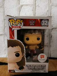 WWE Shawn Michaels Retro funko pop with box imperfections