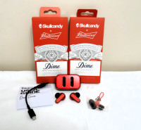 Limited Edition Skullcandy X Budweiser Dime Wireless Earbuds