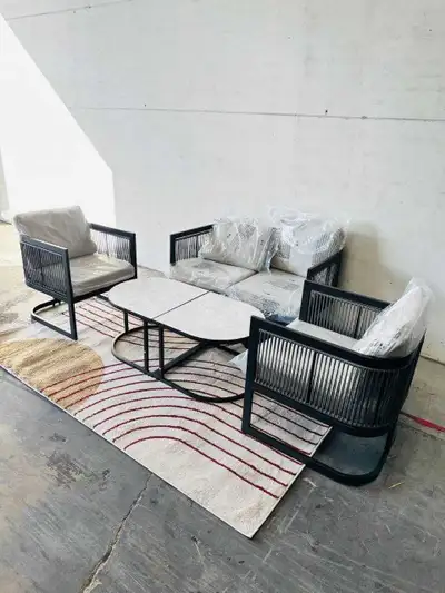 Modern 4-Piece Outdoor Patio Furniture Set, View more