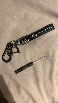 Infiniti black keychain