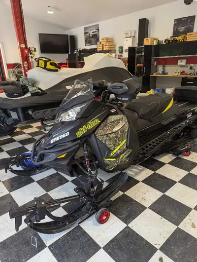Ski-Doo Renegade 800, known for its powerful 800cc 2 stroke engine and versatile performance on both...
