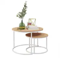 Brand New HOJINLINERO Set of 2 End Table