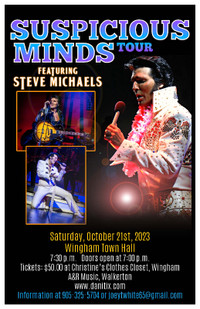 Steve Michaels Elvis Tribute Suspicious Minds