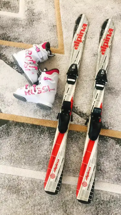 ski and ski boot, View more