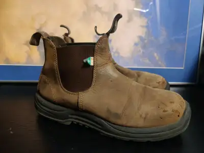 Blundstone 163 STEEL TOE Work Boot Brown ⎮ Mens 10 US, View more