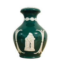 RARE Antique Dudson Brothers Hanley England Jasperware vase