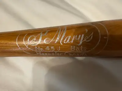 Vintage Hespeler St Mary's No 45 Baseball Bat Wood Wooden 32", View more