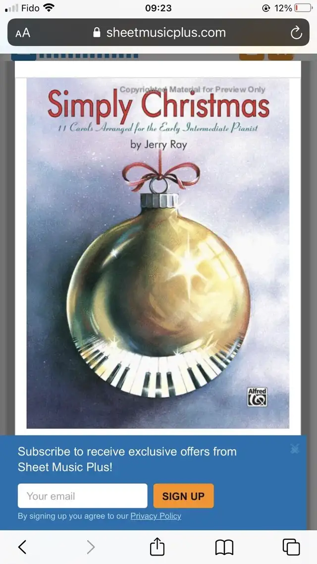 Piano (& guitar) music books 4 xmas (various levels)  in Pianos & Keyboards in Ottawa - Image 8