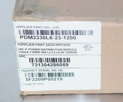 Schneider Power Distribution Module 2 3 30A PDM2330L6-23-1200, View more