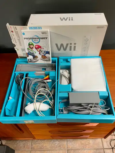 RARE Boxed European Nintendo Wii w/ Mario Kart & Star Wars - PAL, View more
