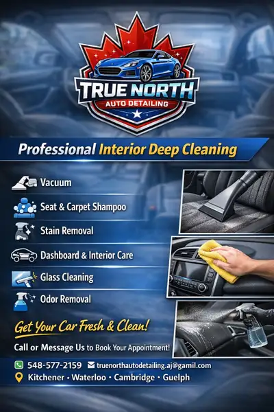 True North Auto Detailing | Mobile Service – We Come to You Enjoy a spotless, refreshed interior wit...