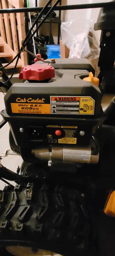 I have a 2 year old cub cadet 2x 24" snowblower that is in like new condition. Has only been lightly...
