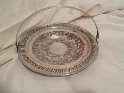 THE PICK UP : CROW FOOT LIBRARY ( NW )  ANTIQUE VIKING SILVER PL, View more