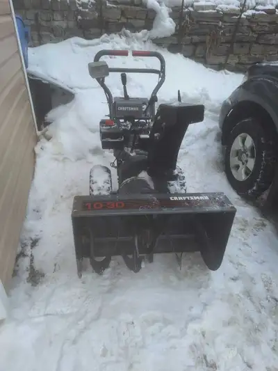 Craftsman 30in snowblower, View more