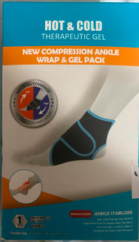 Compression Ankle & Foot Wrap & Gel Pack