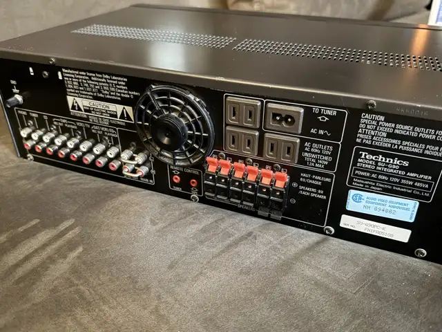 Vintage Technics SU-G90 Stereo Integrated Amplifier New Class A in Stereo Systems & Home Theatre in City of Toronto - Image 2