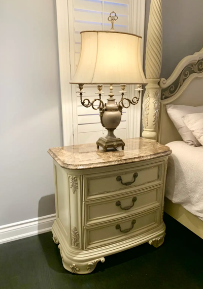 Two night tables - Or, see other Ad for whole 5 piece bedroom set :) Each table 100 cash Please see...