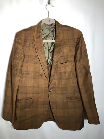 Men’s Brown Vintage Sport Coat, Suit Jacket. Small., View more