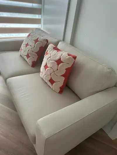 Leather sofa, View more